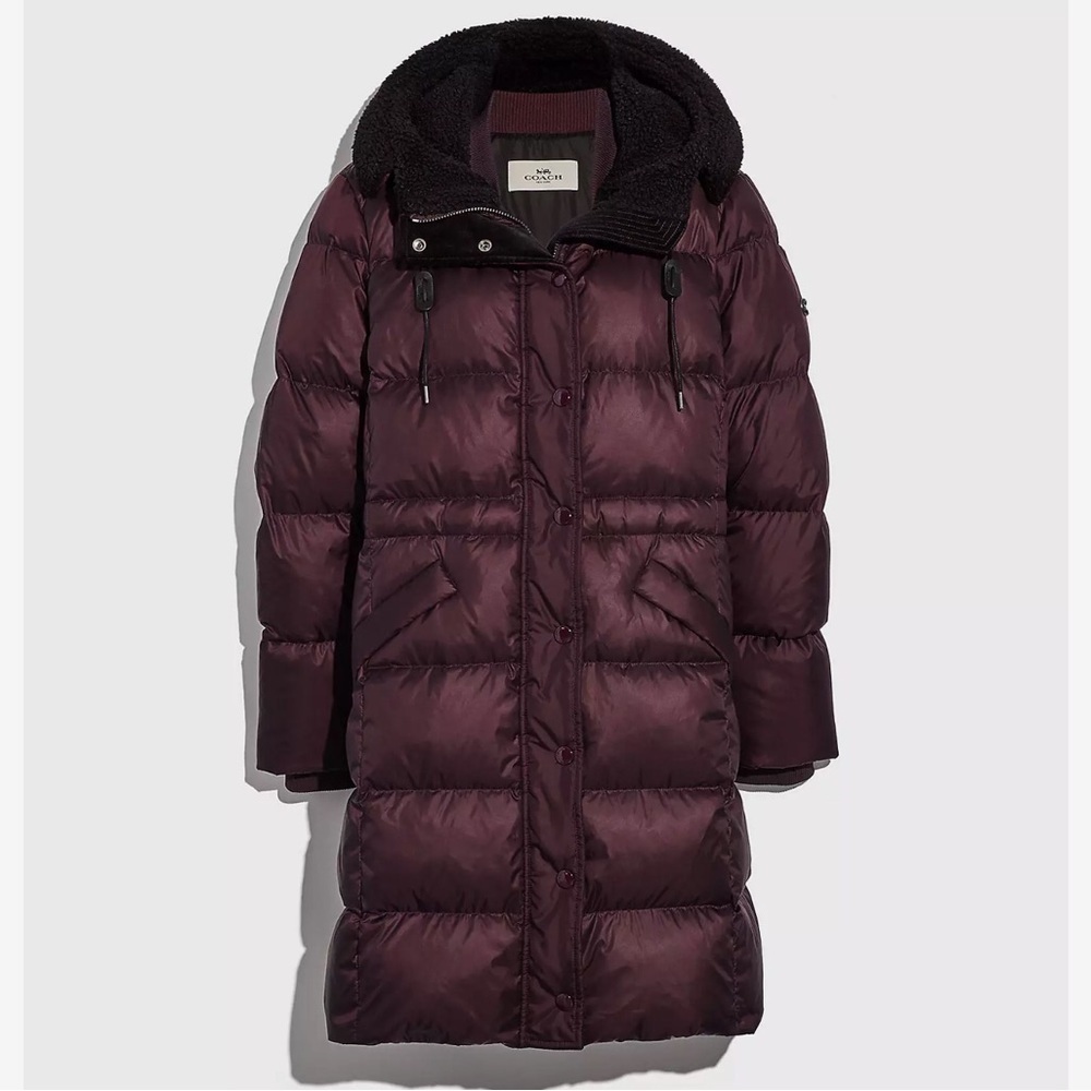 Coach Long Puffer Coat
